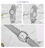 Relógio feminino Casio LTP 1169 bicolor quartzo a prova de agua 30m