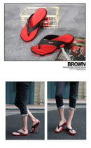 Men's Summer 2025 Trendy Flip Flops Beachwear Slippers Anti-slip Deodorant Casual Shoes Plastic Slip-On Sandals for Adults