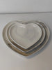 Gray Heart 3 pcs Set