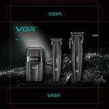 VGR Hair Clippers Professional 9000RPM Hair Cutting Machine Rechargeable Beard Trimmer Charging Base Hair Clippers men V-640 S3