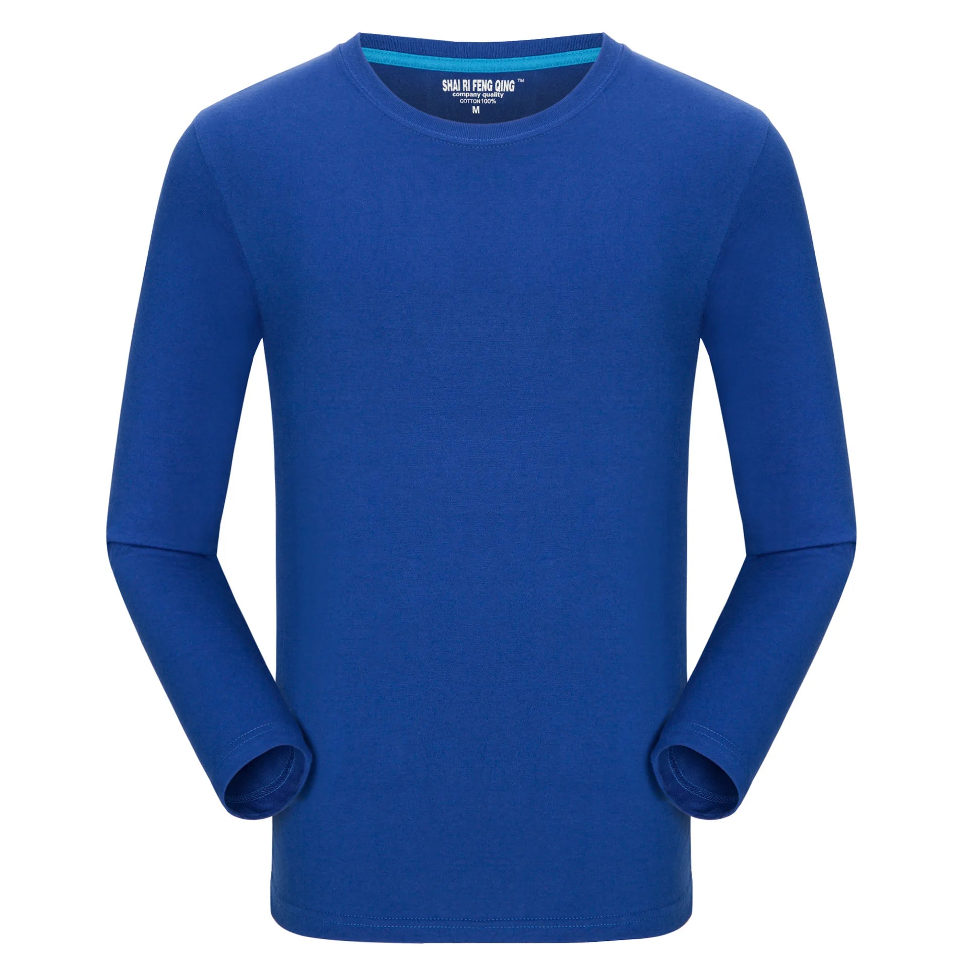 MRMT Brand New Men's T-Shirt 100% Cotton Tshirts Crew Neck Long Sleeve Men T Shirt Tops Tees for Male Pure Cotton Man Clothing