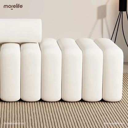 Modern Classic Shoe Changing Bench Comfortable Soft Bag Footstool Luxury Living Room Sofa Bedroom Bed End Stool Home Furniture