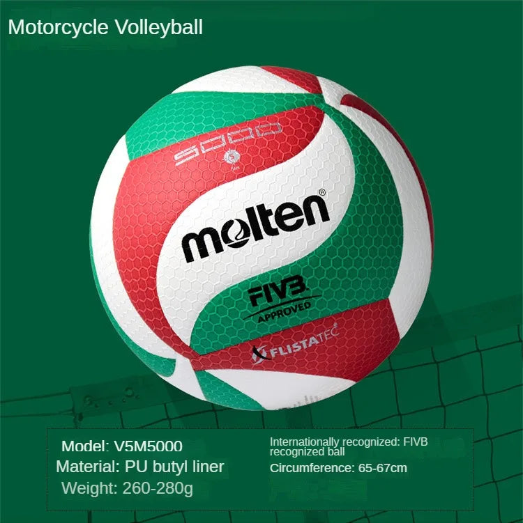 Molten V5M5000 Volleyball FIVB Approved Official Size 5 Volleyball For Women/Men Indoor Professional Match Training