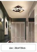 Modern LED Ceiling Light 2 Rings Creative Design Ceiling Lamp Indoor Lighting Fixtures Hallway Balcony Aisle Office Light