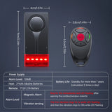 Extractme 108dB Anti-Theft Alarm Wireless Vibration Alarm with Remote Control Door and Window Alarm Car Alarm Security System
