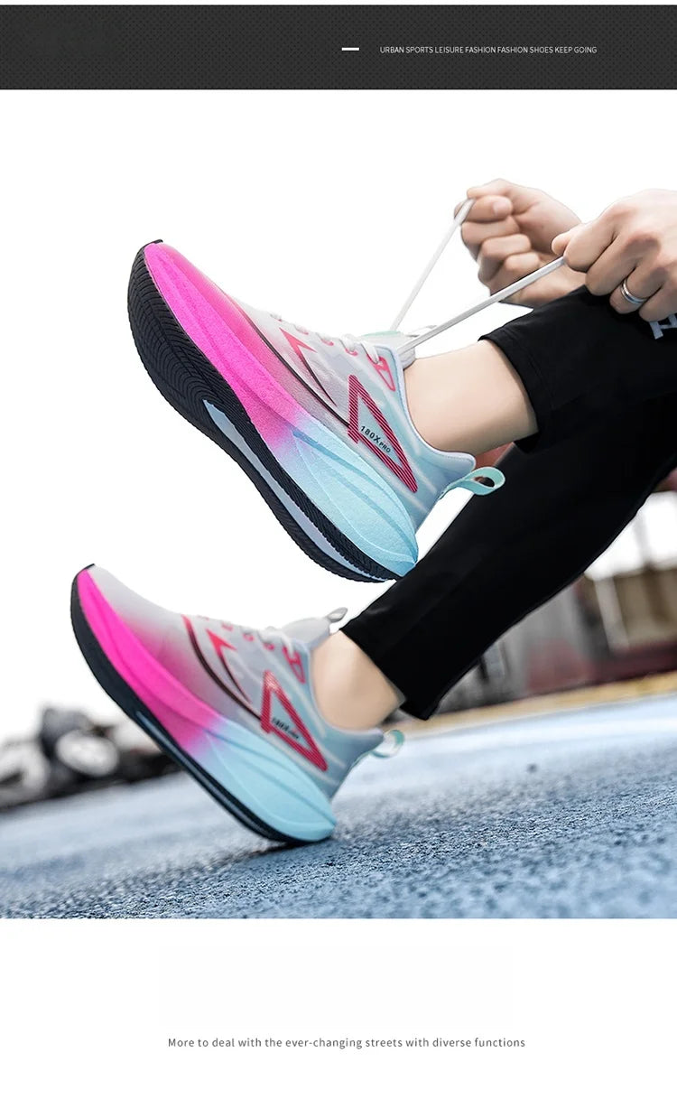 2025 new men's and women's running shoes breathable casual sports shoes non-slip cushioning comfortable tennis shoes men 36-45