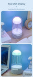 Creative Colorful Jellyfish Lamp Bluetooth Speaker HiFi Stereo 1800mAh Sports Jellyfish Speaker with Lights for Home Office