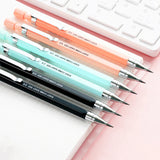 3 Colors 2.0mm Mechanical Pencil Comes with A Pencil Sharpener 2B Lead Core Sketching Painting Writing Stationery Supplies