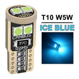 2/4/6/10/20 Pieces CANBUS T10 W5W LED Bulbs for Car Interior Dome Door Map Trunk License Plate Lights 12V 3030SMD White Yellow