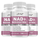 NAD+ Resveratrol Supplements - Anti Aging and Natural Cell Regeneration, for Cellular Health, Strengthens Immune SystemSupplemen