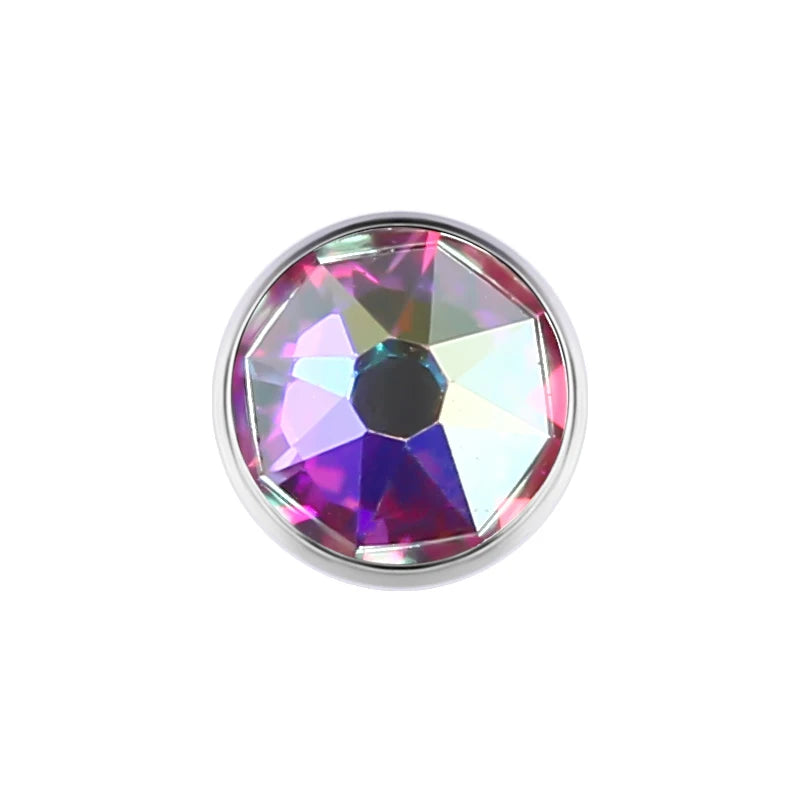 Piercing microdermal Medusa de titanio con cristal dérmico, superficie superior, 1,6 mm, 14 g, 3, 4, 5 y 7 mm, color de joya a elegir, 1 unidad