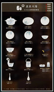 Gold Luxury Home Dinnerware Sets Gift Wedding Guests Party Kitchen Tableware Ceramic Christmas Tableware Dinner Sets