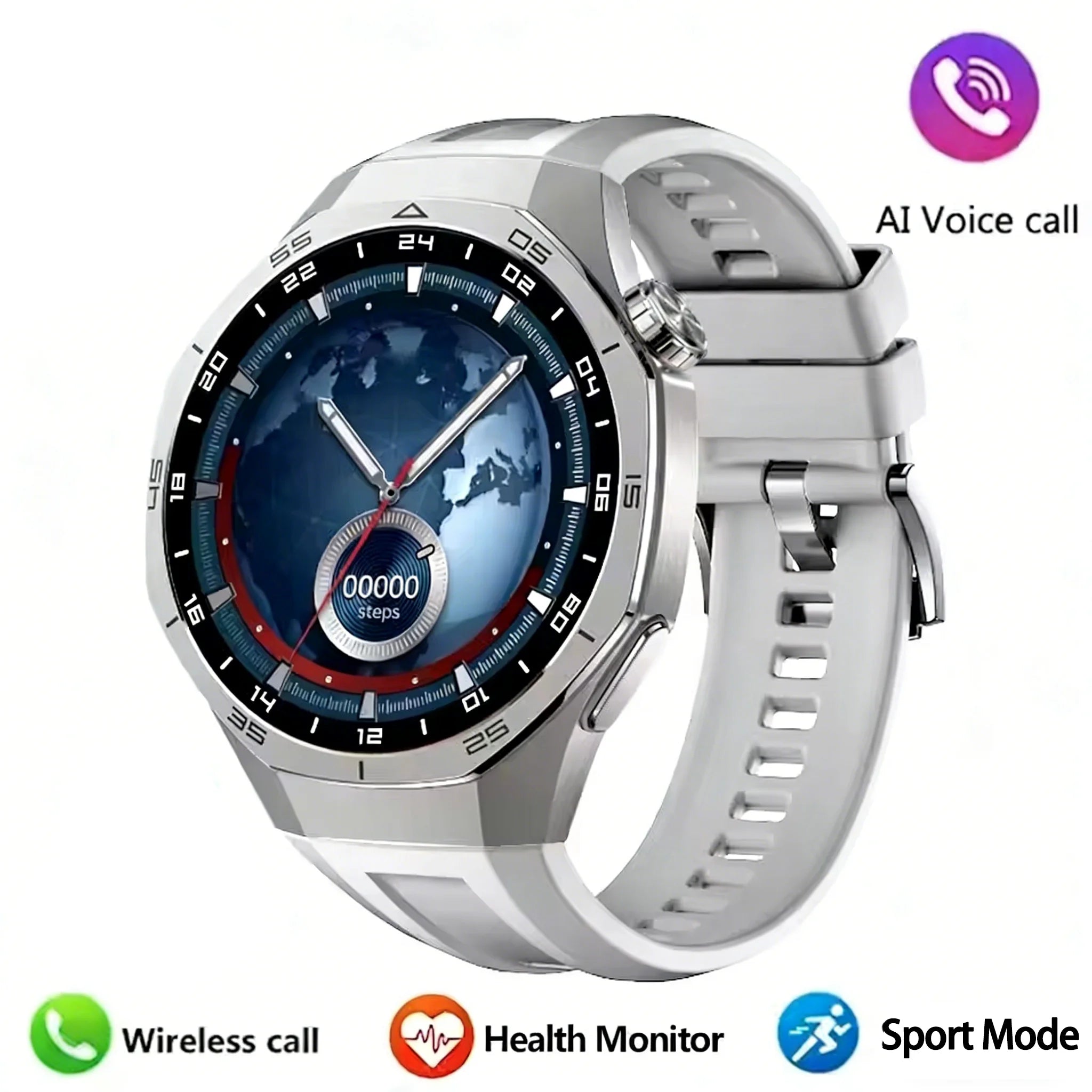 LAXASFIT 2026 New Smart Watch Bluetooth Calling Fitness Tracking Music Playback Health Monitor Smartwatch for Men Women