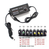 AC DC Adjustable Adapter 12V Volt LED Display Screen Power Supply 220V TO 3V 5V 9V 12V 24V 36V With DC Jack Connector Plug