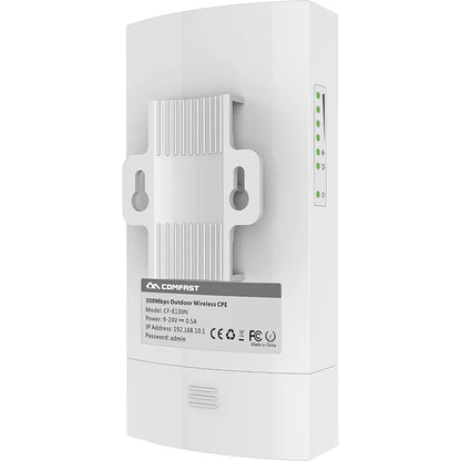 300Mbps Outdoor Bridge 2.4Ghz 15V/48V POE Power WIFI CPE 1-5KM Stable Transmission WiFi Repeater For Long Range IP Camera