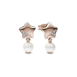 2024 New 925 Silver Plated Double Hoop Earrings For Women Butterfly Sun Moon Heart DIY Accessories 