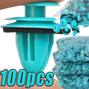 100-20PCS Auto Door Panel Clip with Seal Ring Auto Fastener Rivet Bumper Clip Retainer Car Interior Retaining Accessories