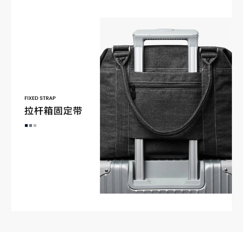 LEE Casual Weekends Overnight Luggage Travel Bag Women Men Waterproof Dry Wet Pockets Duffle Bag Unisex Sport Fitness Gym Bag