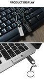 Waterproof USB Flash Drive, Pen Drive, 4GB, 8GB, 16GB, 32GB, 64GB, Metal Pendrive, Card Memory Stick Drives, U Disk with Key Ring