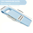 5 in 1 Multi-Functional Vegetable Chopper Onion Chopper Food Chopper Kitchen Mandoline Slicer Veggie Dicer Cutter