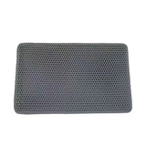 Esterilla de arena para gatos de doble capa, impermeable, antideslizante, lavable, ideal como regalo. 