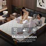 CD01 Mattress, 7 zones, H3 Hardness with Breathable 3D Fabric, Adaptive Foam, and Double-sided Design for Year-round Comfort,