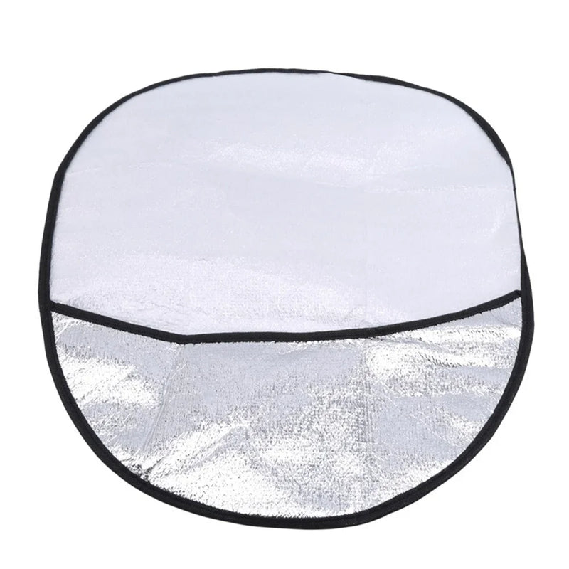 Universal Car Steering Wheel Sunshade Cover Foldable Shield Car Steering Wheel Reflective Interior Accessories Steering Covers