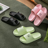 Summer Women Casual Slippers Cute Bear Indoor Soft Sole Outdoor Non-slip Air Cushion Lightness Men Fashion Flat Shoes