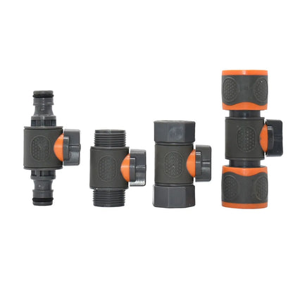 Conector rápido para manguera de jardín, acoplador de tubería de 1/2, 3/4 y 1 pulgada, conector de agua de parada, junta de reparación de 16/20/32 mm, accesorio para sistema de riego