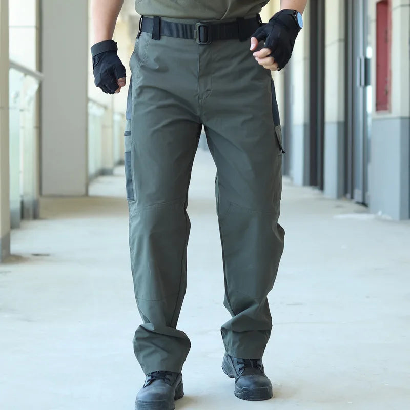 Men's Quick Dry Tactical Pants Water Resistant Outdoor Pants Lightweight Stretch Cargo Hiking Mountain Fishing Camping Pants