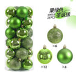 24pcs 3cm Christmas Balls Christmas Tree Ornaments Christmas Ball Hanging Tree Pendants Home Party Xmas Tree Decoration New Year Gift 