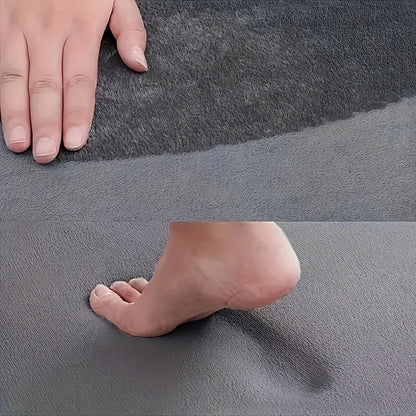 Thickened light luxury bathroom absorbent floor mat non-slip mat shower room soft foot mat entrance mat