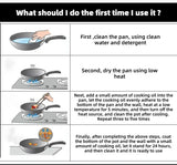 Non-stick 28cm Frying Wok Pan Iron Pan Uncoated Steak Cooking Pot Pancake Pan Handmade Cast Gas Stove Induction Kitchen Cookware