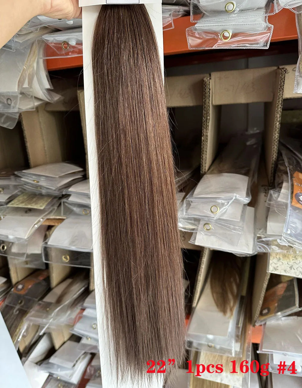 ZZHAIR 100% Brazilian Human Remy Hair Extensions 120g-200g 16"-26" U Piece Wig Clip-in Natural Straight