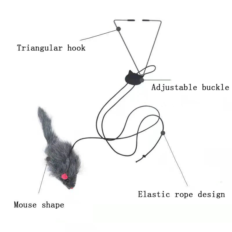 New Door Hanging Cat Toy Stress Reliever Living Hanging Toy for Living Room Hanging Kitten
