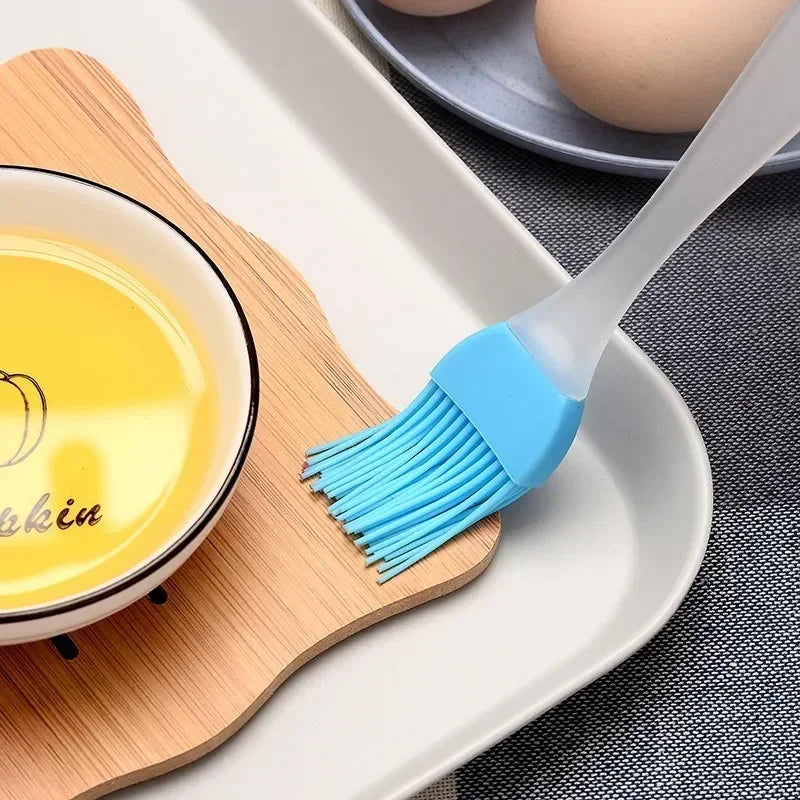 Escova de óleo de silicone para panificação, acessórios de cozinha, churrasco, bolo, pão, manteiga, panificação, diy, 1 parte