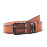 Fashion And Classical PU Alloy Square Buckle Belts Business Versatile Leisure Belts Black For Men Jean Pants Waistband