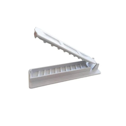 Máquina para hacer brochetas de carne de barbacoa, prensa de kebab de una sola fila, de plástico reutilizable, para hacer brochetas de barbacoa, herramienta para barbacoa 