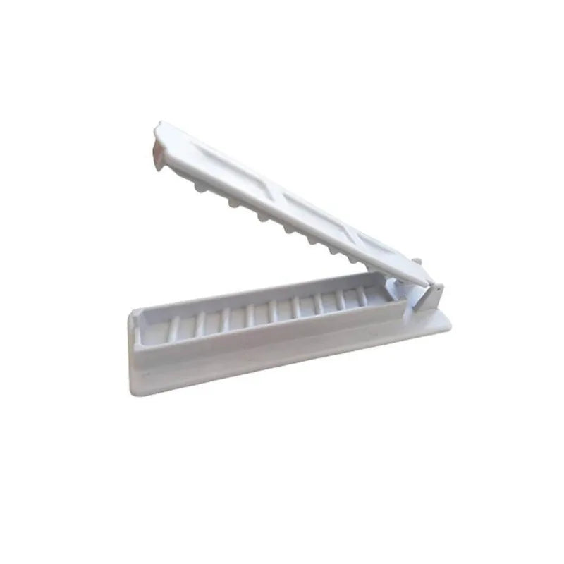 Máquina de espeto de carne para churrasco, fileira única, prensa de kebab, plástico reutilizável, espeto para churrasco, preparação de kebab, ferramenta para churrasco