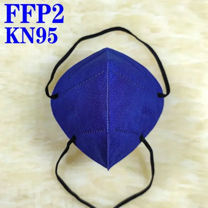 FFP2 headband Mascarillas CE KN95 Mask Black White 5 Layers Face Mask KN95 Filter Respirator mouth Mask Adults filter