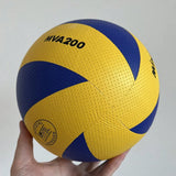 Indoor Outdoor Volleyball New High Quality Leather PU/PVC Soft Beach Volleyball Hard Volleyball V300W/V200W/MVA300/MVA200 Ball