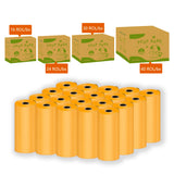 EPI photodegradable pet poop bags Orange scented dog poo bag pet cleaning supplies dispenser gift