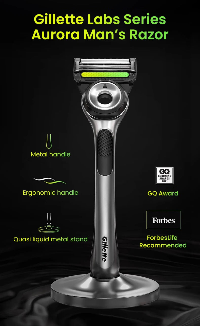 Gillette razor Gillette Labs men's shaver Gillette shaver shaver combination 5-layer shaver blades stainless steel material