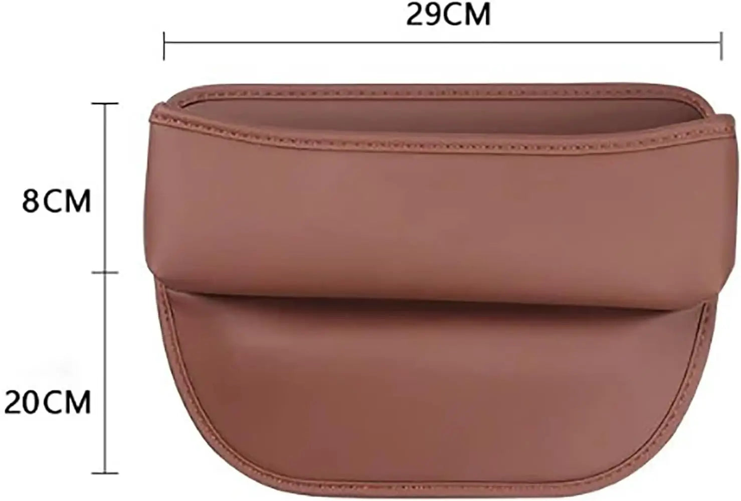 Leather Car Seat Gap Organizer Multifunctional Vehicle Storage Box Creative Interior Decoration Carriage Gap Placement Box