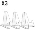 1-30Pcs Clear Acrylic Coin Display Stand Holders Small Easel Rack Trading Card Holder Support For Kpop Idol Card Organizer