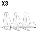 1-30Pcs Clear Acrylic Coin Display Stand Holders Small Easel Rack Trading Card Holder Support For Kpop Idol Card Organizer