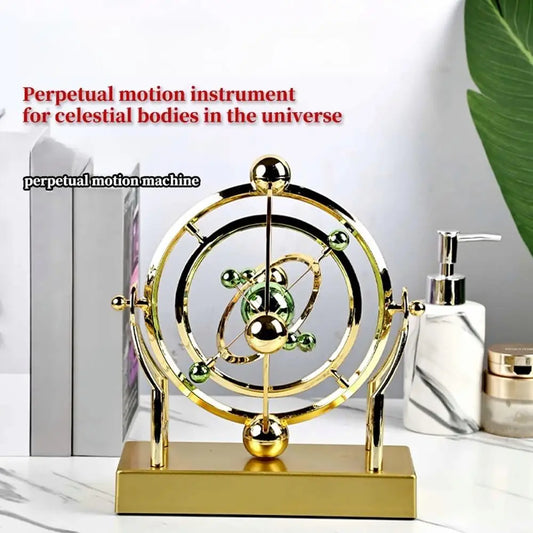 Rotating Magnetic Wobbler Earth Perpetual Motion Desktop Desktop Office Model Ornament Simple Usb Decor Decor Orb M1u8