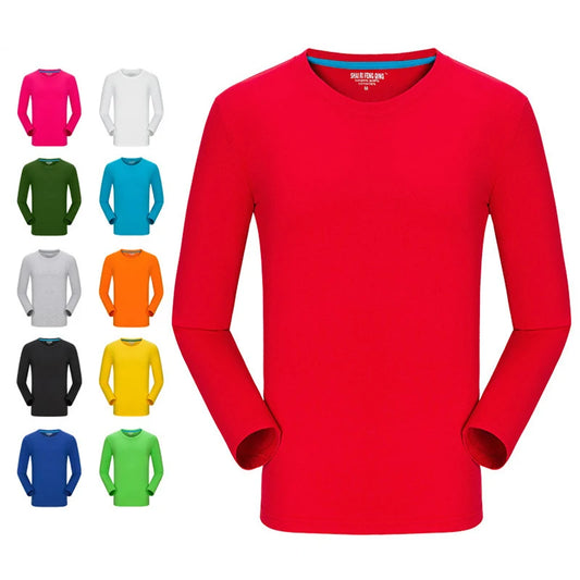 MRMT Brand New Men's T-Shirt 100% Cotton Tshirts Crew Neck Long Sleeve Men T Shirt Tops Tees for Male Pure Cotton Man Clothing