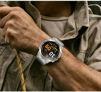 Forerunner 570 GPS Smart Watch 3ATM Waterproof  AMOLED Screen MULTI-BAND GNSS Compass Altimeter Flashlight Sports Smartwatch Men