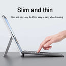 Teclado inalámbrico compatible con Bluetooth con panel táctil retroiluminado compatible con Surface Pro 3 4 5 6 7 Go 1 2 3 para viajes de negocios